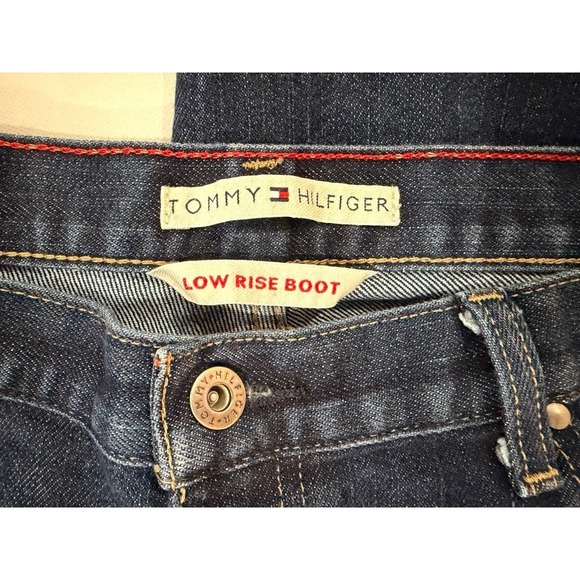 Tommy Hilfiger Womens Low Rise Bootcut Jeans Medium Wash Size 14 - Picture 10 of 14